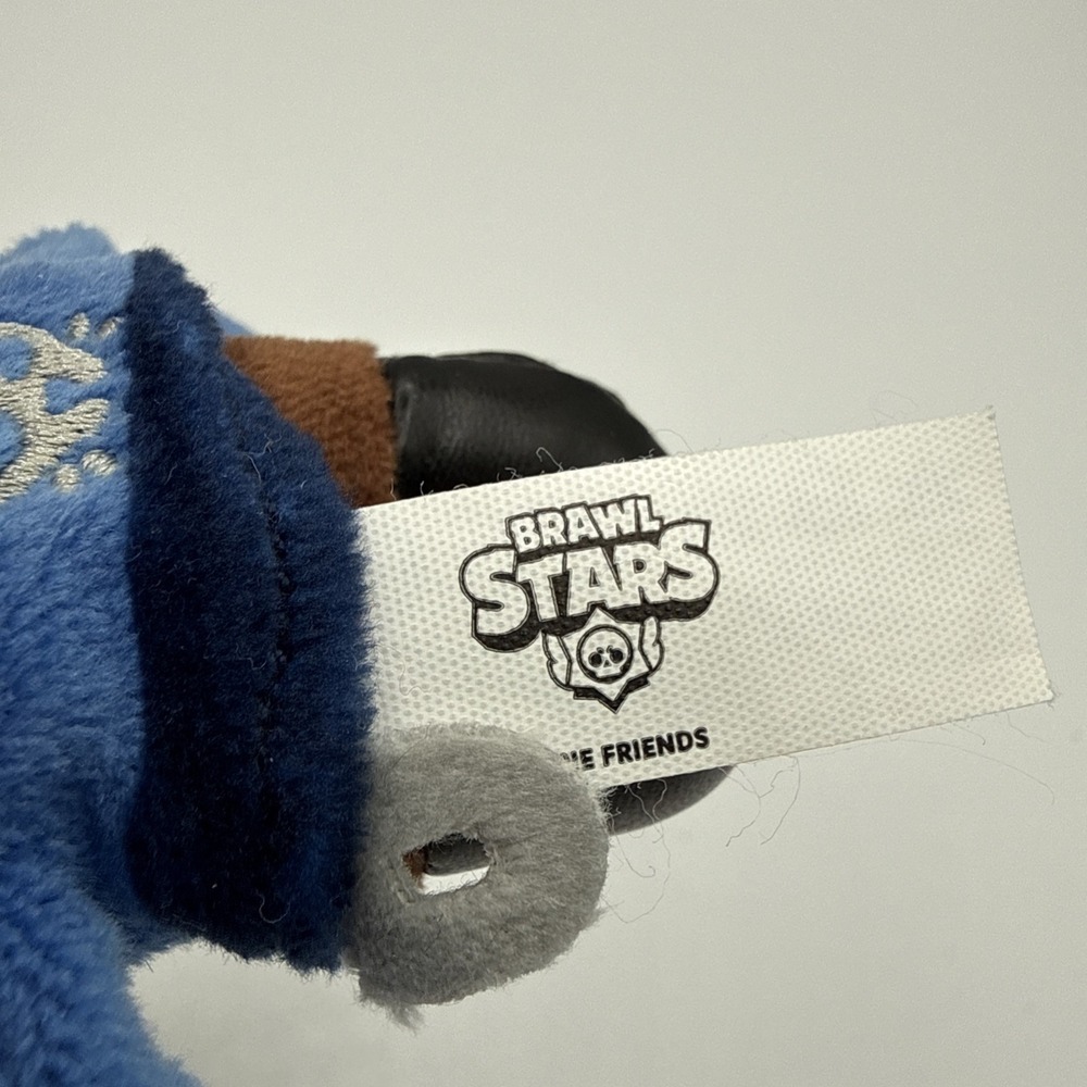 Brawl Stars Line Friends Crow Clip On Plush Key Chain 5 inch Supercell - Picture 7 of 9